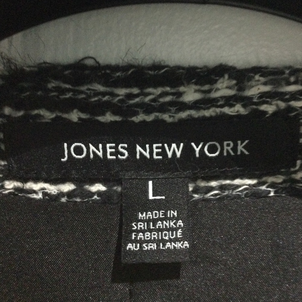 Jones New York Monochrome Tweed Jacket - Picture 2 of 6